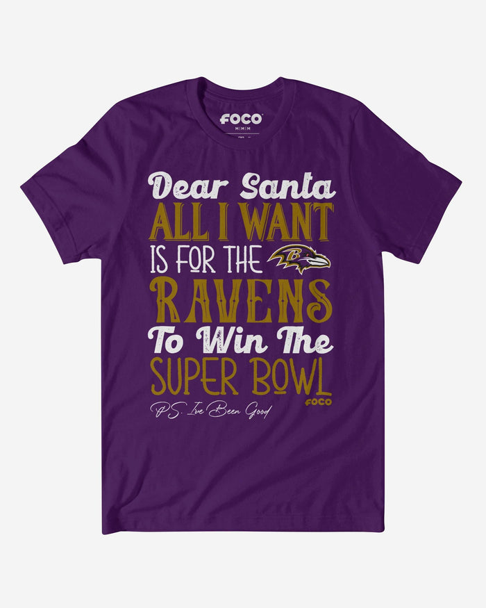 Baltimore Ravens All I Want T-Shirt FOCO S - FOCO.com