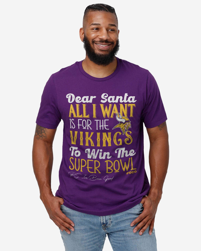 Minnesota Vikings All I Want T-Shirt FOCO - FOCO.com