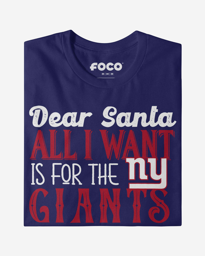 New York Giants All I Want T-Shirt FOCO - FOCO.com