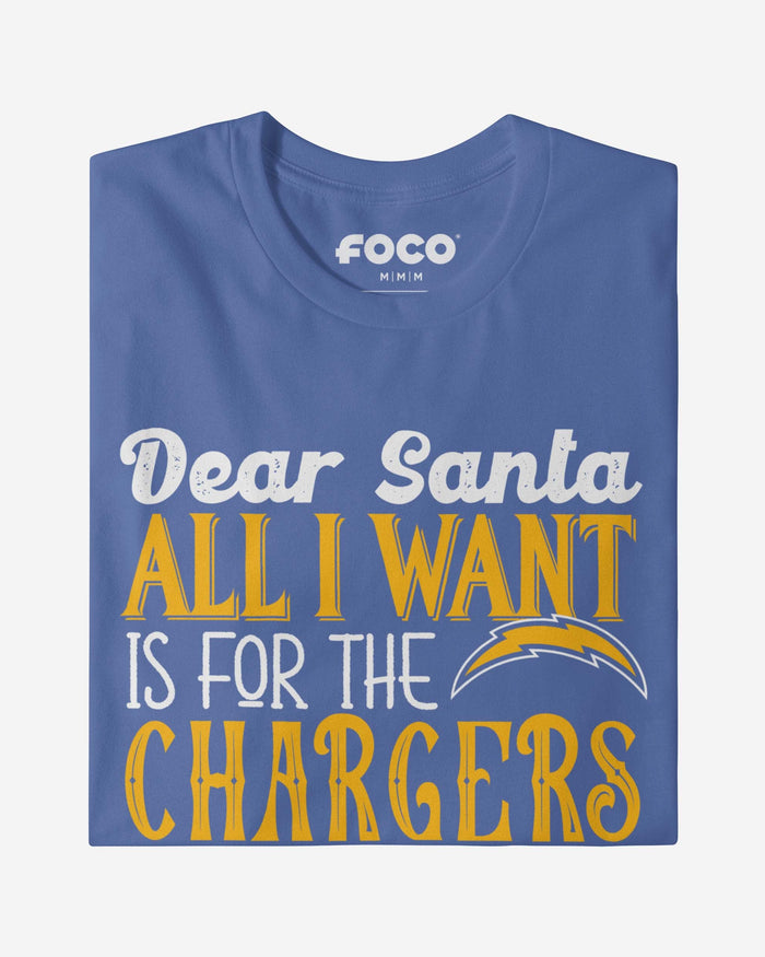 Los Angeles Chargers All I Want T-Shirt FOCO - FOCO.com
