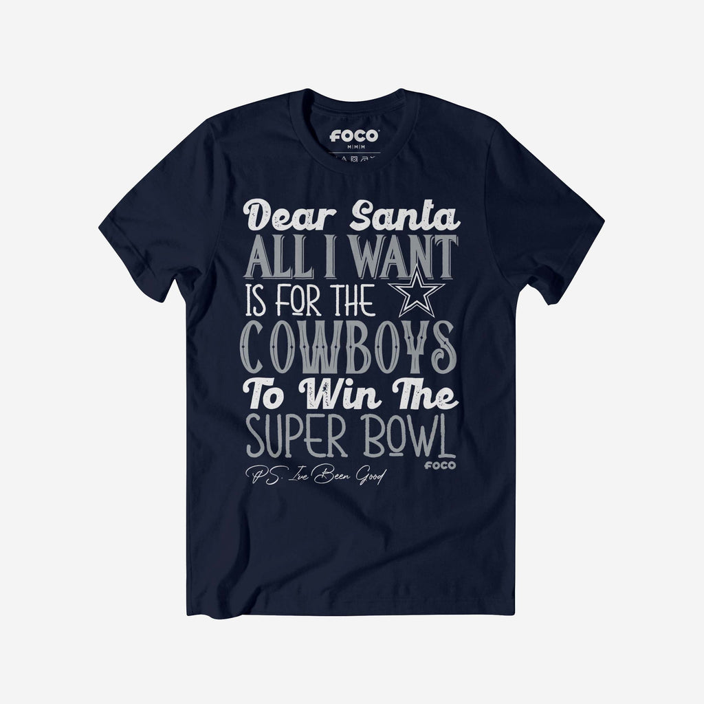 Dallas Cowboys All I Want T-Shirt FOCO S - FOCO.com