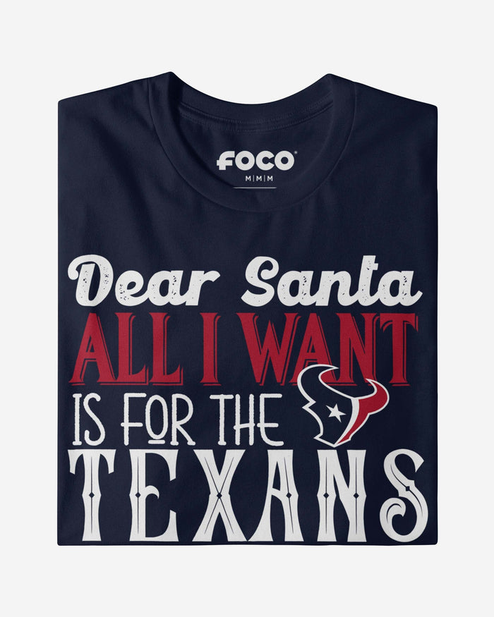Houston Texans All I Want T-Shirt FOCO - FOCO.com