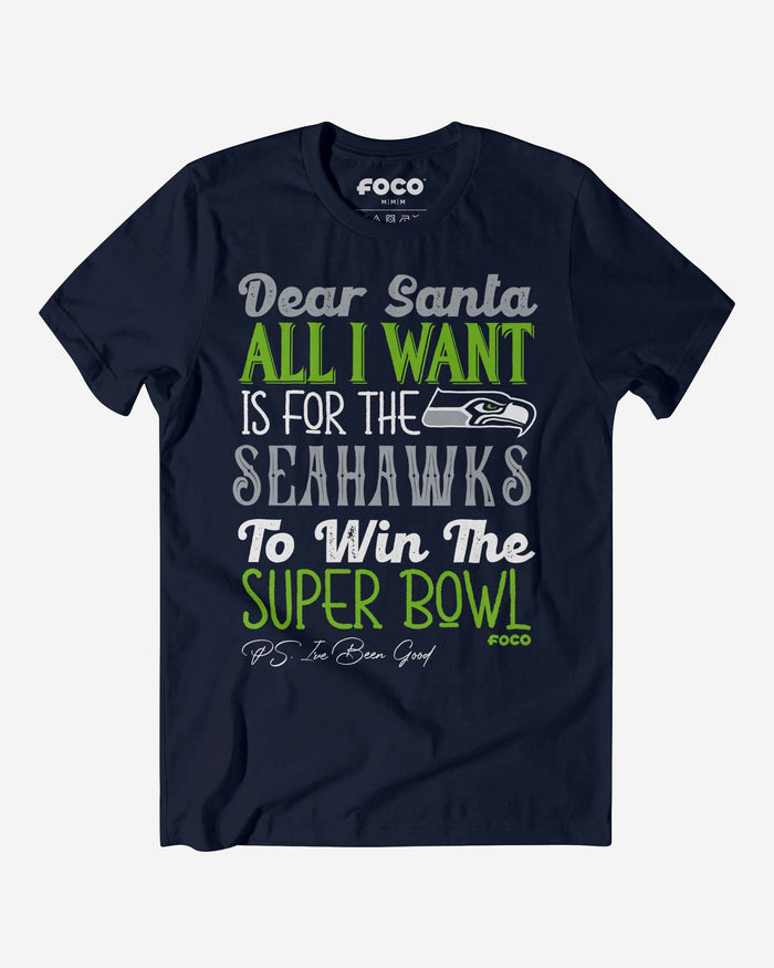 Seattle Seahawks All I Want T-Shirt FOCO S - FOCO.com