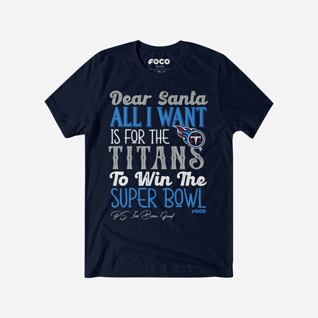 Tennessee Titans All I Want T-Shirt FOCO S - FOCO.com