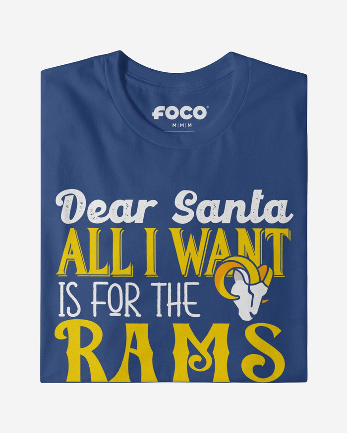 Los Angeles Rams All I Want T-Shirt FOCO - FOCO.com