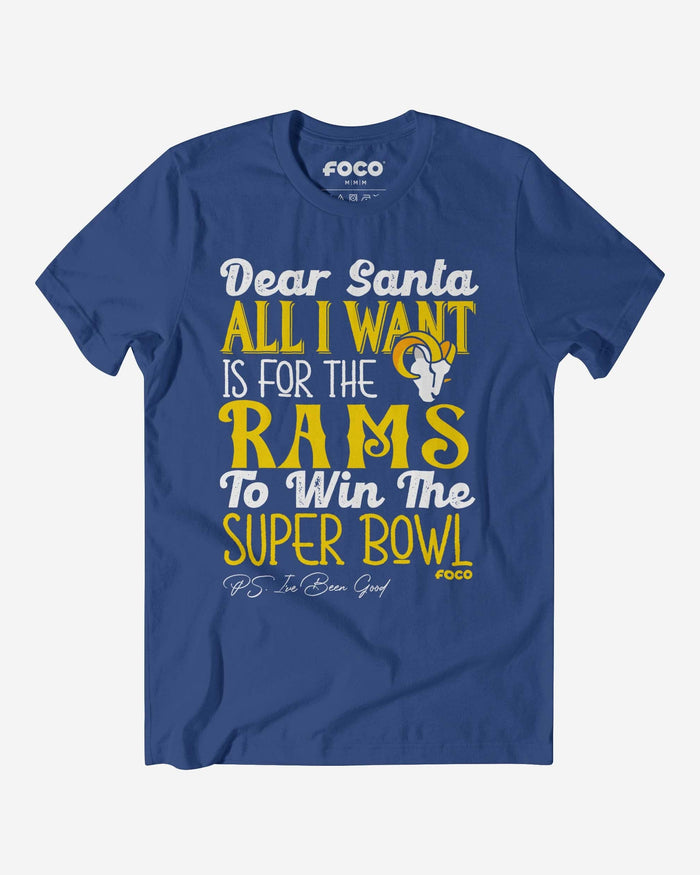 Los Angeles Rams All I Want T-Shirt FOCO S - FOCO.com