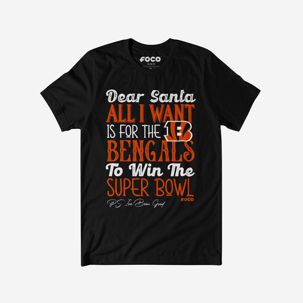 Cincinnati Bengals All I Want T-Shirt FOCO S - FOCO.com