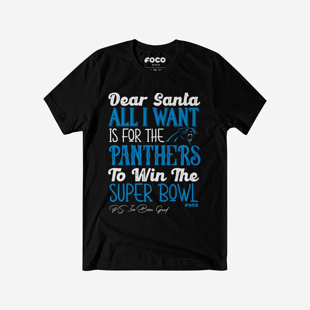 Carolina Panthers All I Want T-Shirt FOCO S - FOCO.com