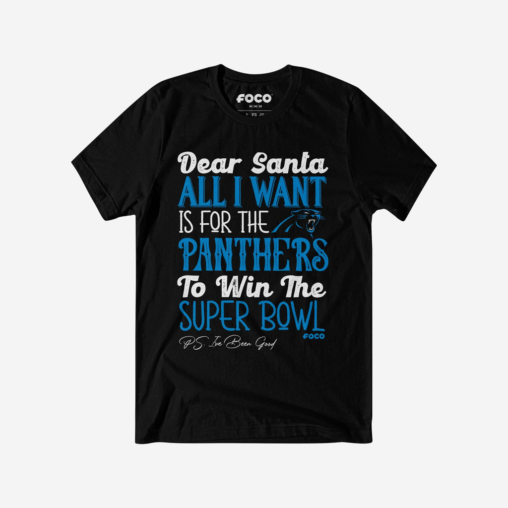 Carolina Panthers All I Want T-Shirt FOCO S - FOCO.com