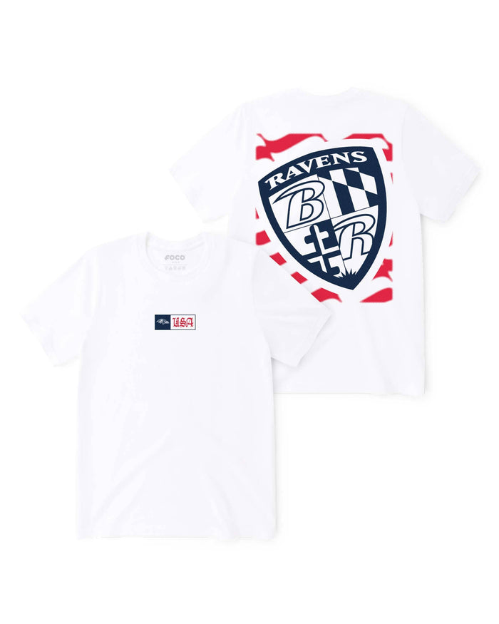 Baltimore Ravens American Heritage T-Shirt FOCO S - FOCO.com