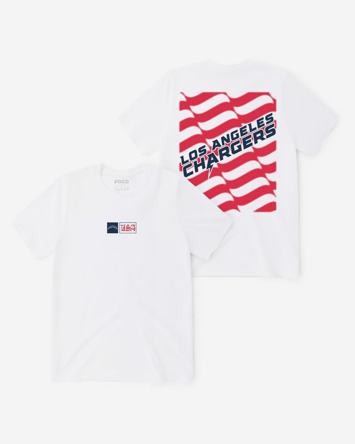 Los Angeles Chargers American Heritage T-Shirt FOCO S - FOCO.com