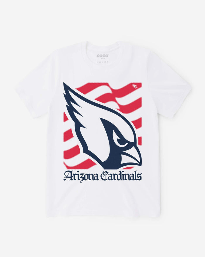 Arizona Cardinals American Heritage Wordmark T-Shirt FOCO S - FOCO.com