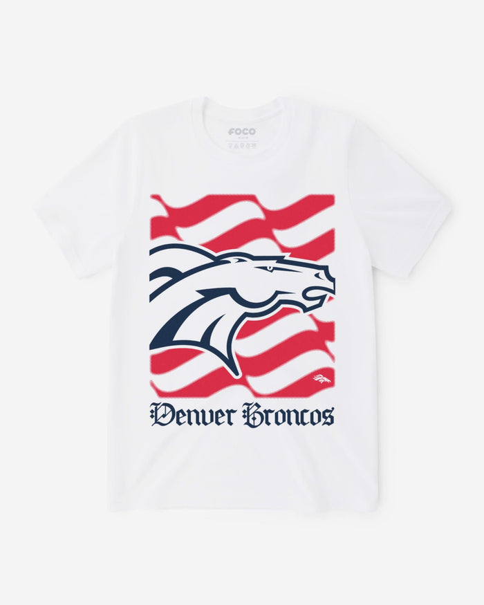 Denver Broncos American Heritage Wordmark T-Shirt FOCO S - FOCO.com