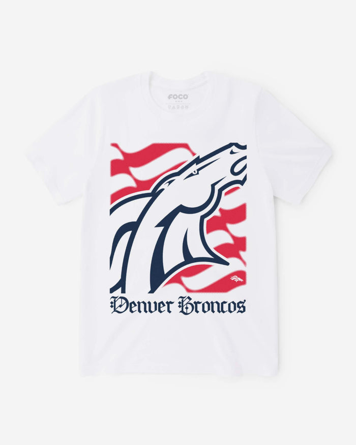 Denver Broncos American Heritage Wordmark T-Shirt FOCO S - FOCO.com
