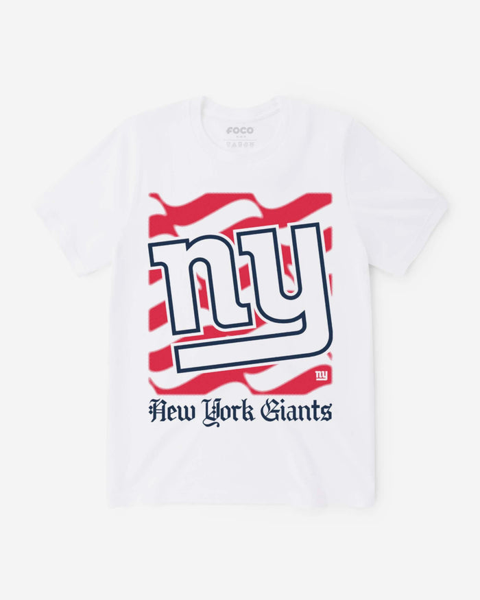 New York Giants American Heritage Wordmark T-Shirt FOCO S - FOCO.com