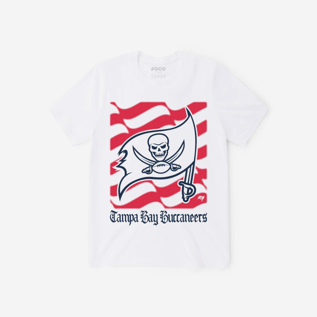 Tampa Bay Buccaneers American Heritage Wordmark T-Shirt FOCO S - FOCO.com