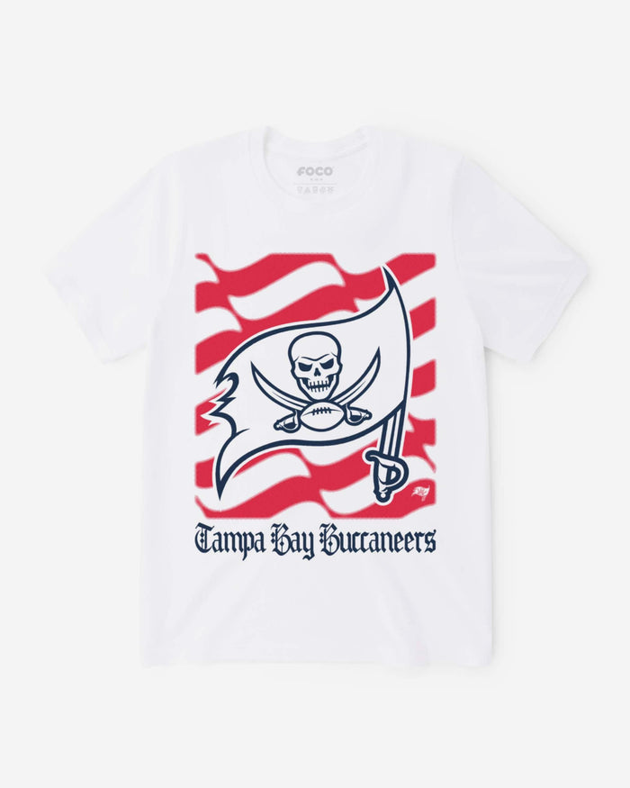 Tampa Bay Buccaneers American Heritage Wordmark T-Shirt FOCO S - FOCO.com