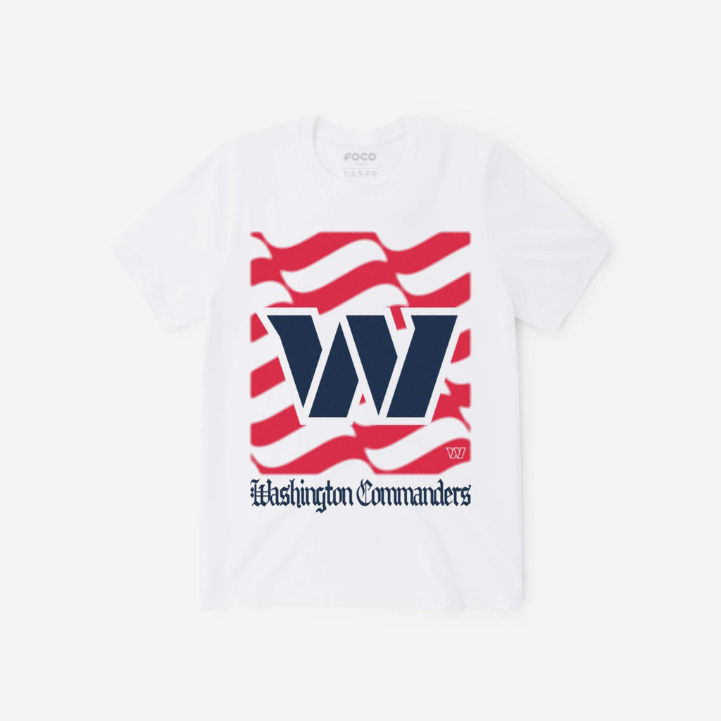 Washington Commanders American Heritage Wordmark T-Shirt FOCO S - FOCO.com