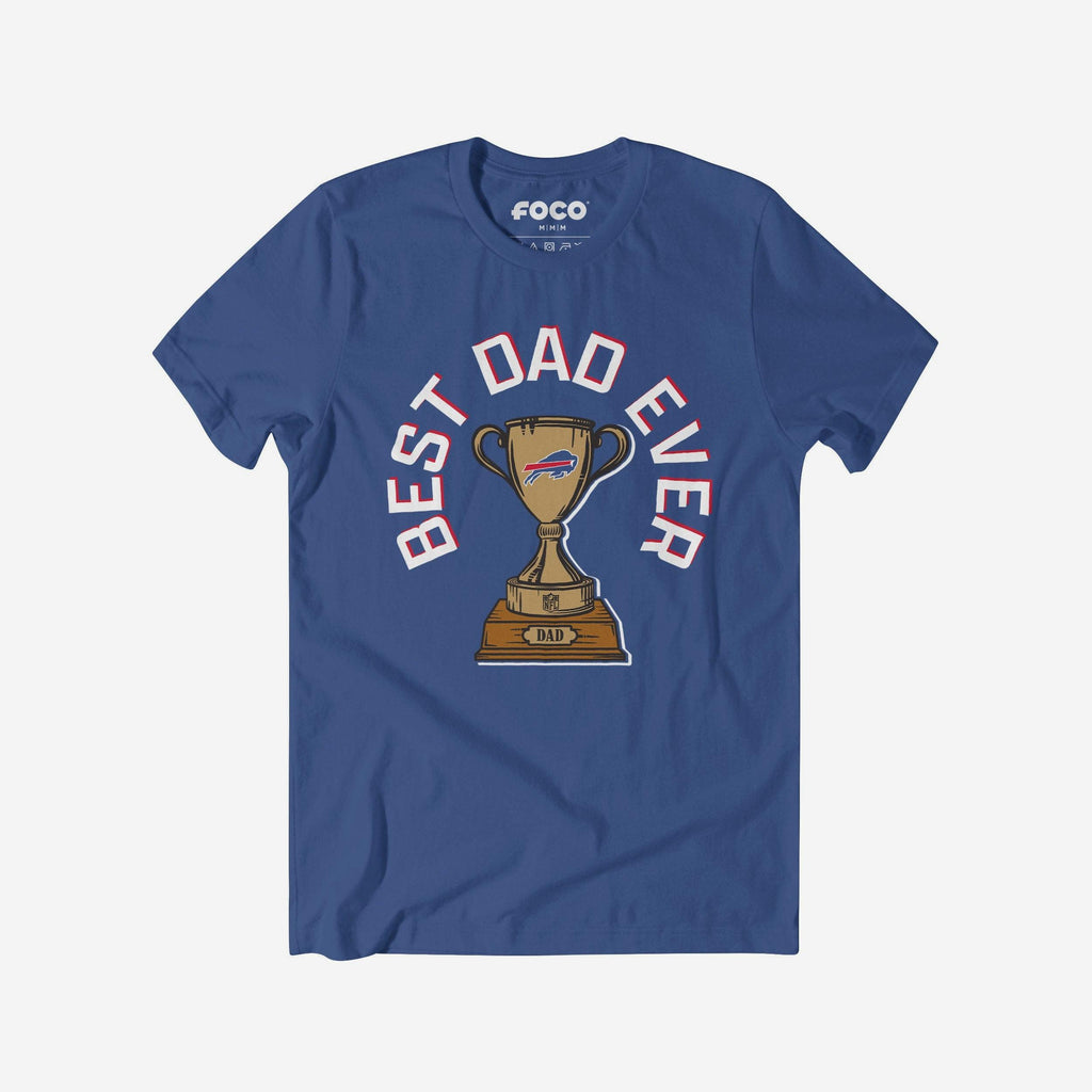 Buffalo Bills Best Dad Ever Trophy T-Shirt FOCO S - FOCO.com