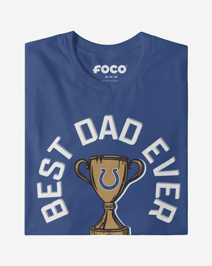 Indianapolis Colts Best Dad Ever Trophy T-Shirt FOCO S - FOCO.com