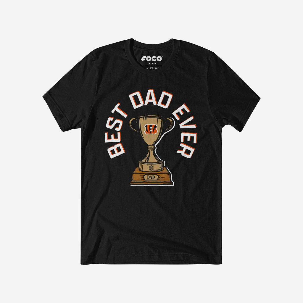 Cincinnati Bengals Best Dad Ever Trophy T-Shirt FOCO S - FOCO.com