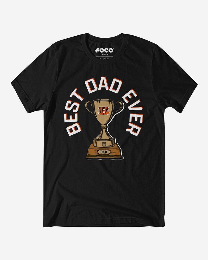 Cincinnati Bengals Best Dad Ever Trophy T-Shirt FOCO S - FOCO.com