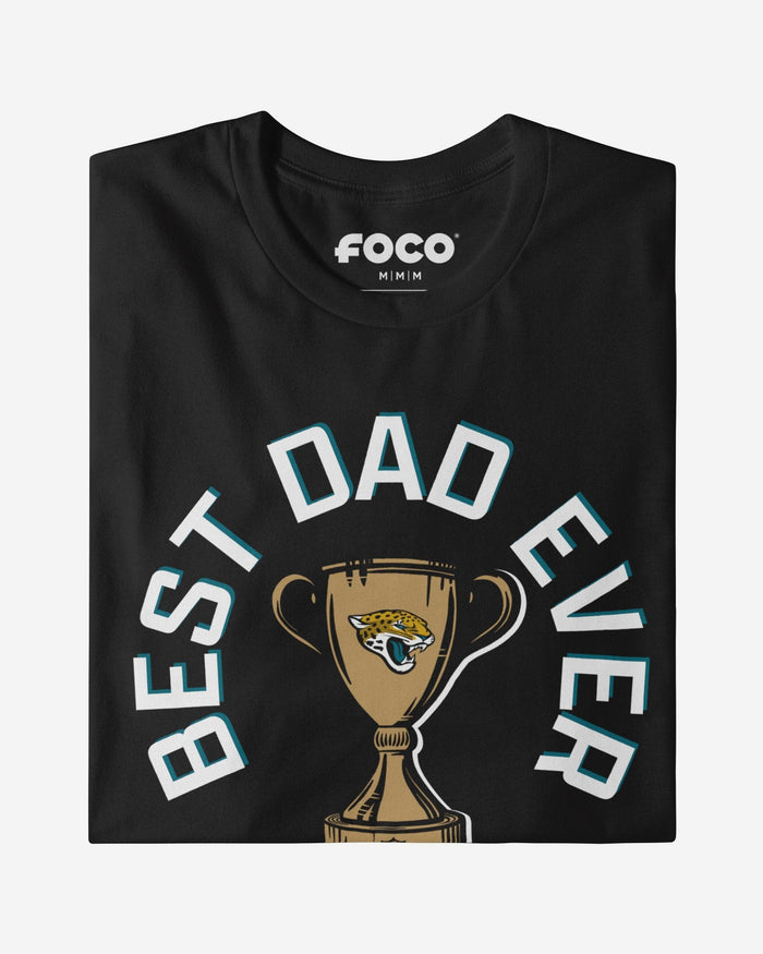 Jacksonville Jaguars Best Dad Ever Trophy T-Shirt FOCO S - FOCO.com