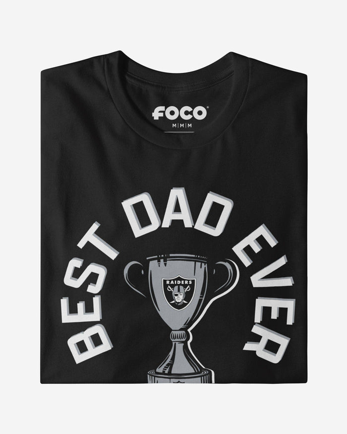 Las Vegas Raiders Best Dad Ever Trophy T-Shirt FOCO S - FOCO.com