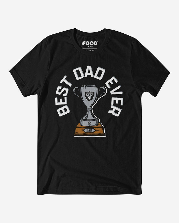 Las Vegas Raiders Best Dad Ever Trophy T-Shirt FOCO S - FOCO.com