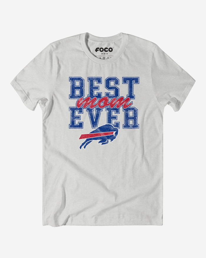 Buffalo Bills Best Mom Ever Stacked T-Shirt FOCO S - FOCO.com