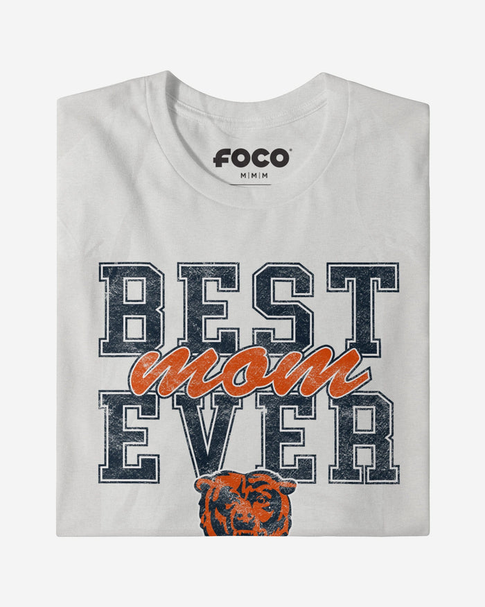 Chicago Bears Best Mom Ever Stacked T-Shirt FOCO - FOCO.com