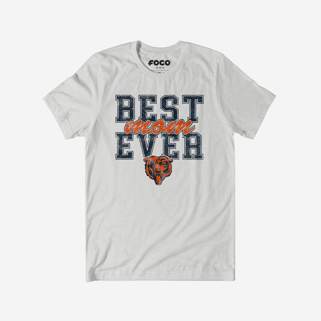 Chicago Bears Best Mom Ever Stacked T-Shirt FOCO S - FOCO.com