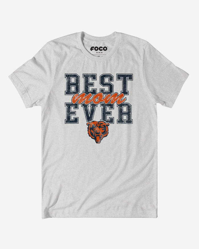 Chicago Bears Best Mom Ever Stacked T-Shirt FOCO S - FOCO.com