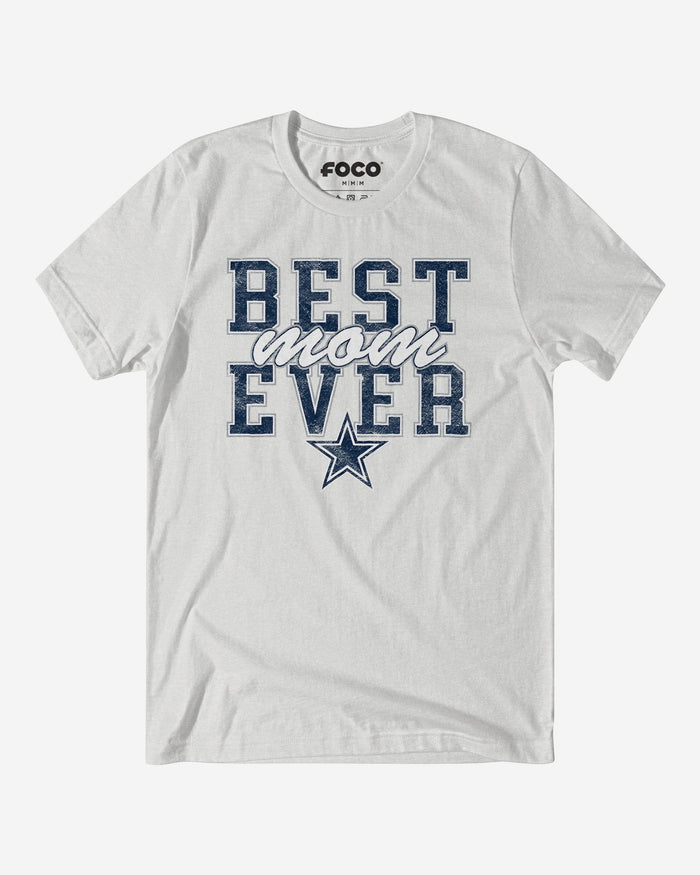 Dallas Cowboys Best Mom Ever Stacked T-Shirt FOCO S - FOCO.com