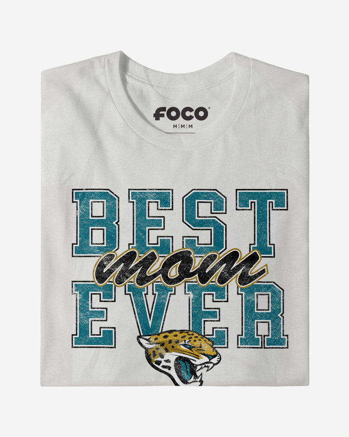 Jacksonville Jaguars Best Mom Ever Stacked T-Shirt FOCO - FOCO.com