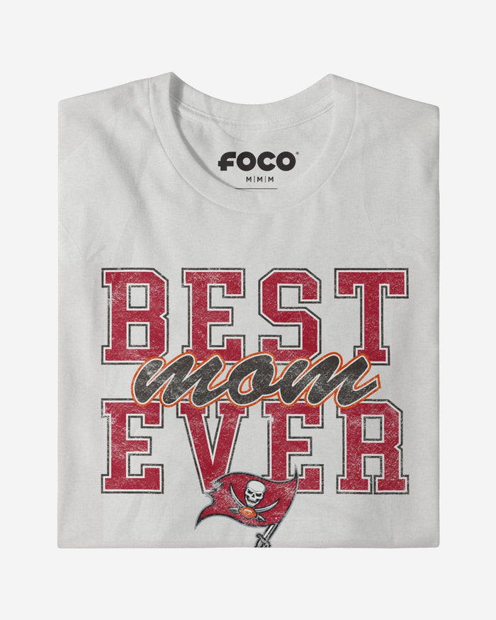 Tampa Bay Buccaneers Best Mom Ever Stacked T-Shirt FOCO - FOCO.com
