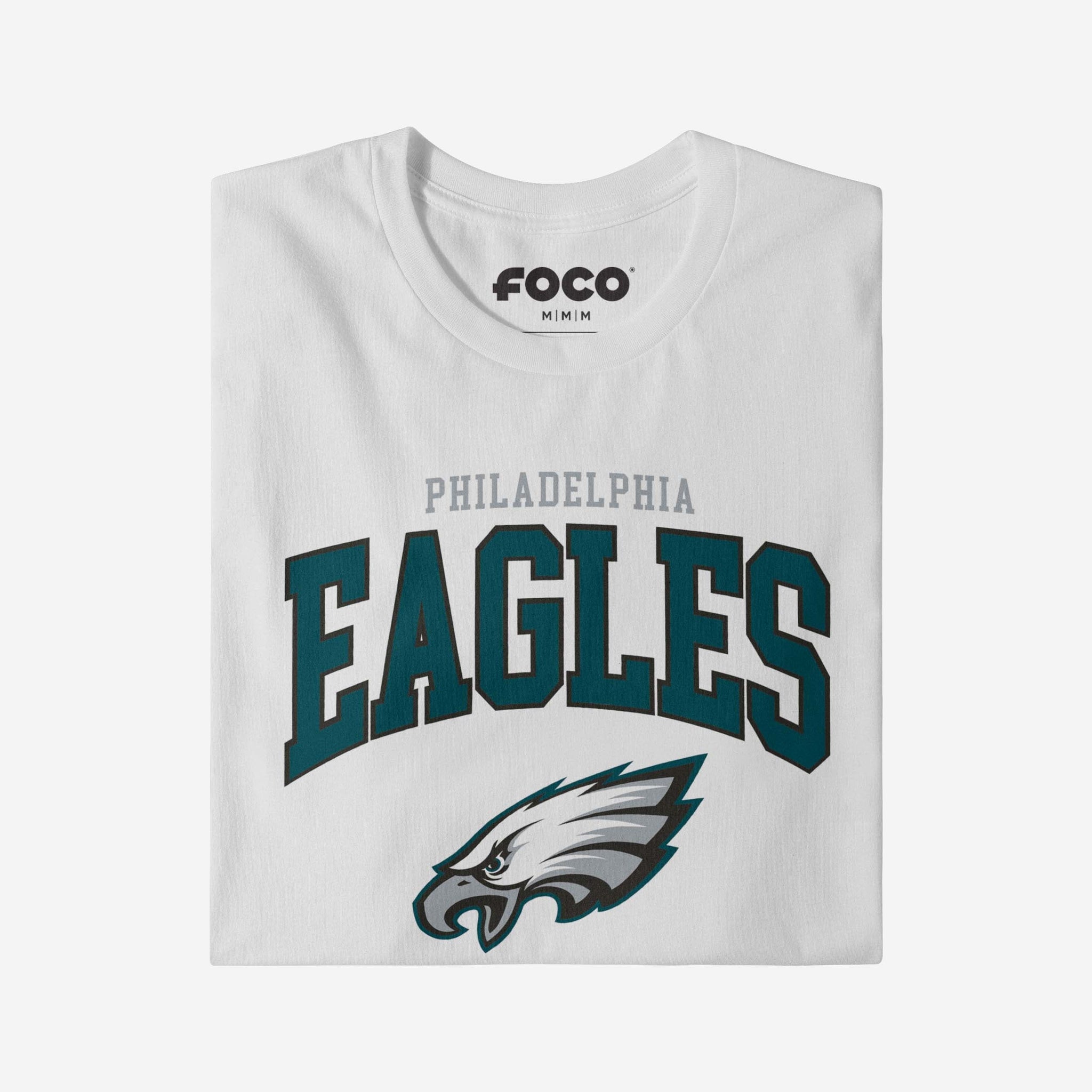 philadelphia eagles gear Philadelphia Eagles Classic Logo T-Shirt Black Size: M