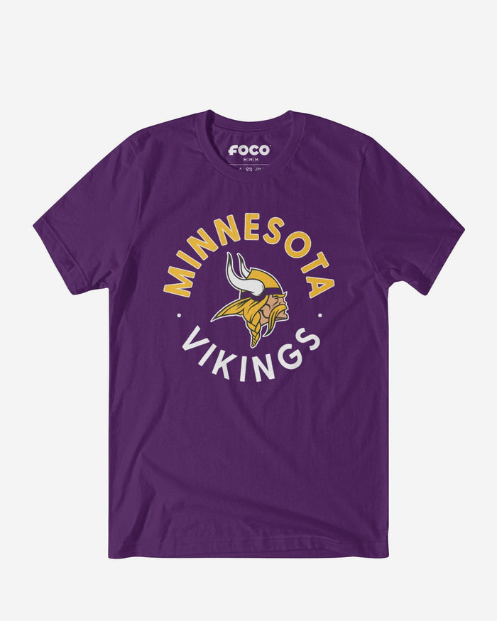 Minnesota Vikings Circle T-Shirt FOCO S - FOCO.com