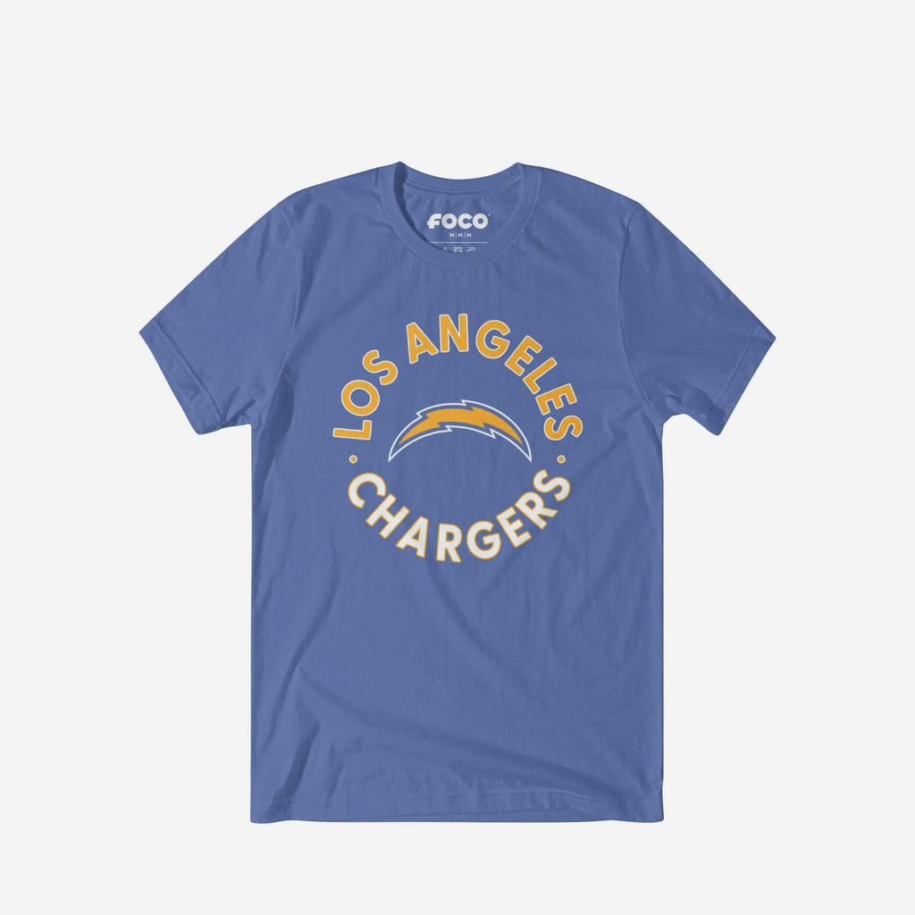 Los Angeles Chargers Circle T-Shirt FOCO S - FOCO.com