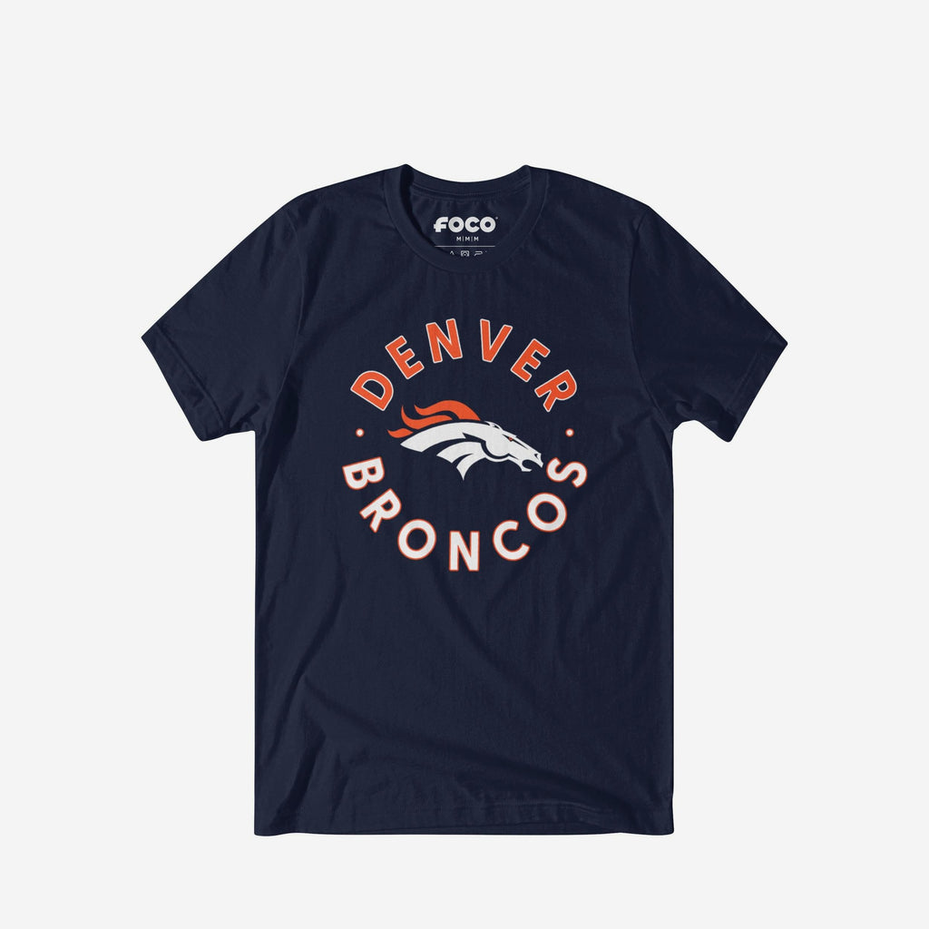 Denver Broncos Circle T-Shirt FOCO S - FOCO.com
