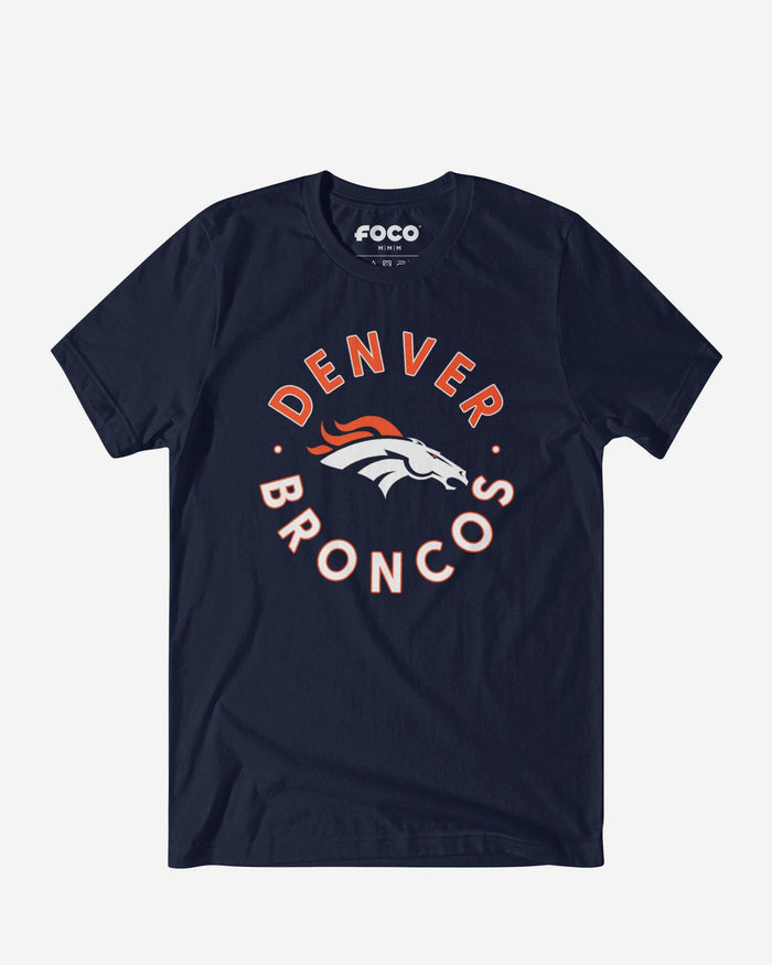 Denver Broncos Circle T-Shirt FOCO S - FOCO.com