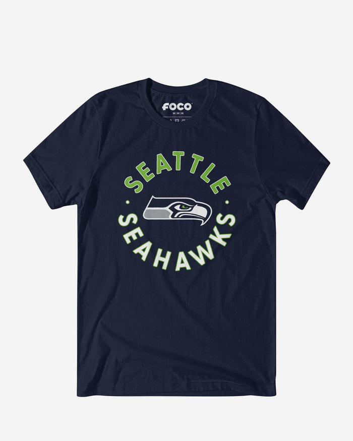 Seattle Seahawks Circle T-Shirt FOCO S - FOCO.com