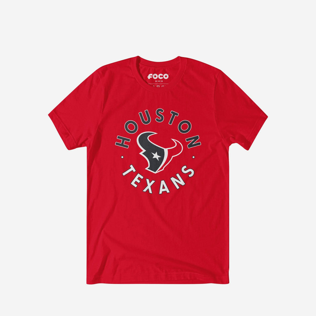 Houston Texans Circle T-Shirt FOCO S - FOCO.com