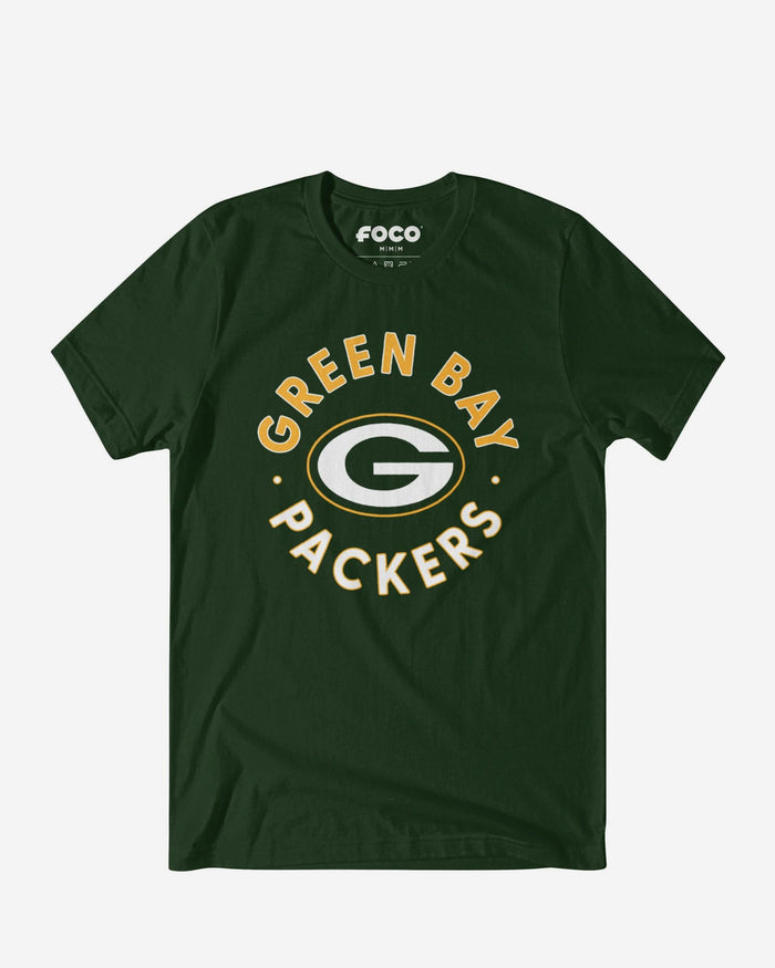 Green Bay Packers Circle T-Shirt FOCO S - FOCO.com
