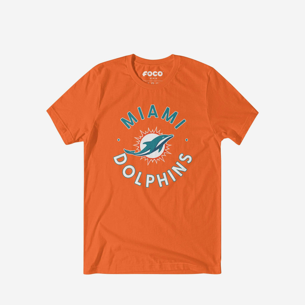 Miami Dolphins Circle T-Shirt FOCO S - FOCO.com