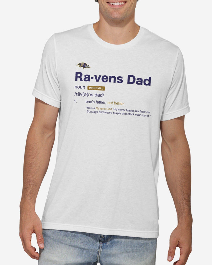 Baltimore Ravens Dad Definition T-Shirt FOCO S - FOCO.com