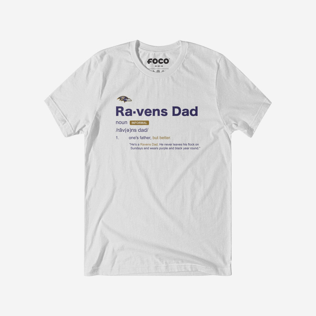 Baltimore Ravens Dad Definition T-Shirt FOCO S - FOCO.com