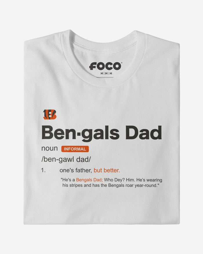 Cincinnati Bengals Dad Definition T-Shirt FOCO S - FOCO.com