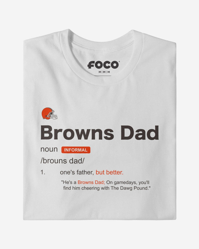 Cleveland Browns Dad Definition T-Shirt FOCO S - FOCO.com