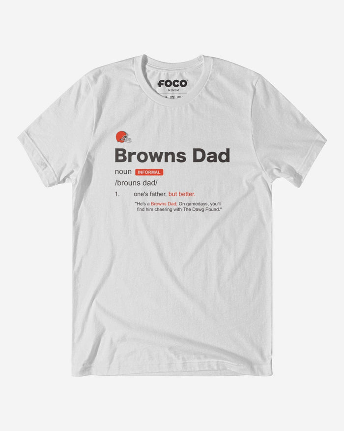 Cleveland Browns Dad Definition T-Shirt FOCO S - FOCO.com